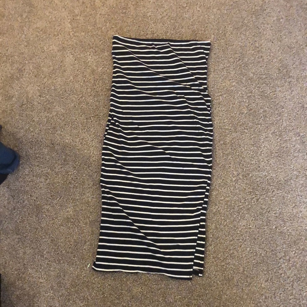 Tube dress striped size small SHEIN